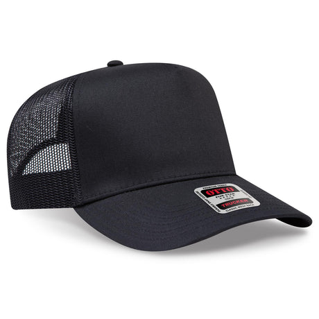 OTTO CAP 5 Panel Mid Profile Mesh Back Trucker Hat OTTO 32-285