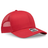 OTTO CAP 6 Panel Mid Profile Mesh Back Trucker Hat OTTO 112-1