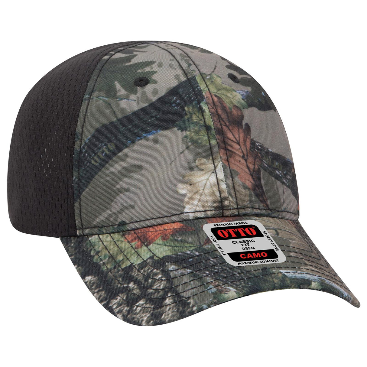 OTTO CAP Camouflage 6 Panel Low Profile Baseball Cap OTTO 103-1243