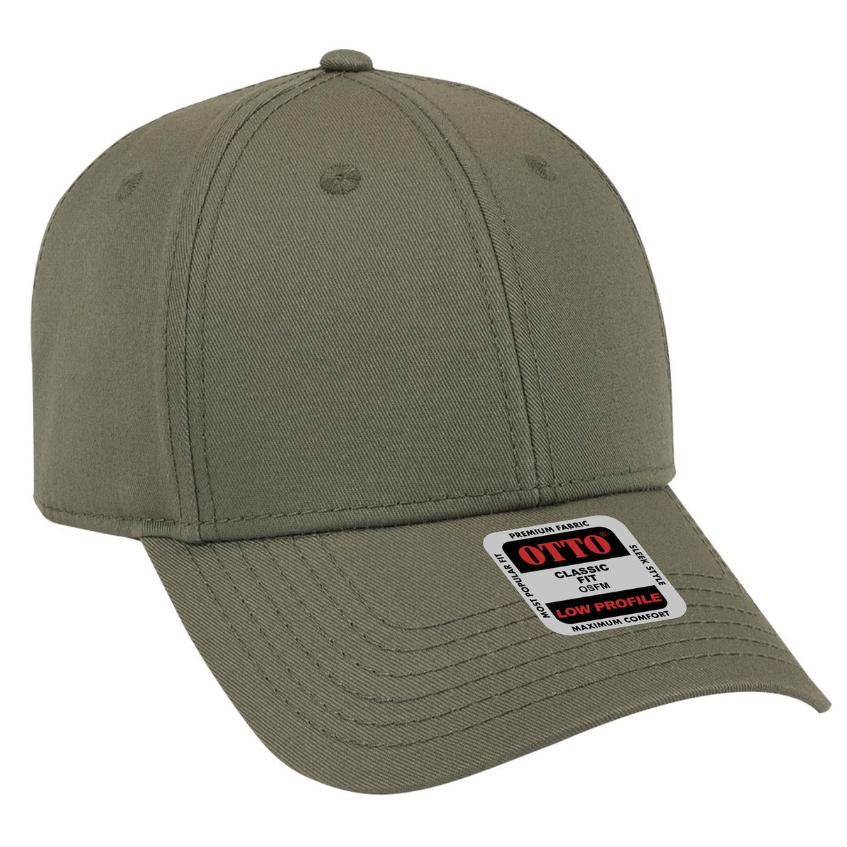 OTTO CAP 6 Panel Low Profile Baseball Cap OTTO 19-1203