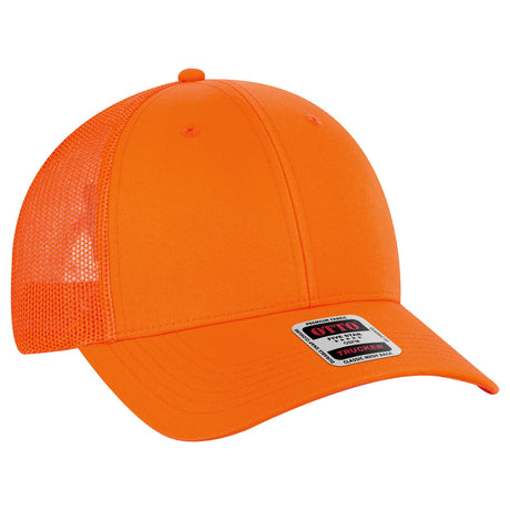 OTTO CAP 6 Panel Low Profile Mesh Back Trucker Hat OTTO 83-473