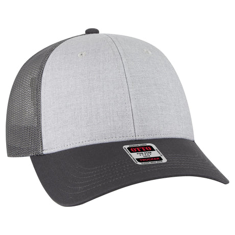 OTTO CAP 6 Panel Low Profile Mesh Back Trucker Hat OTTO 83-473