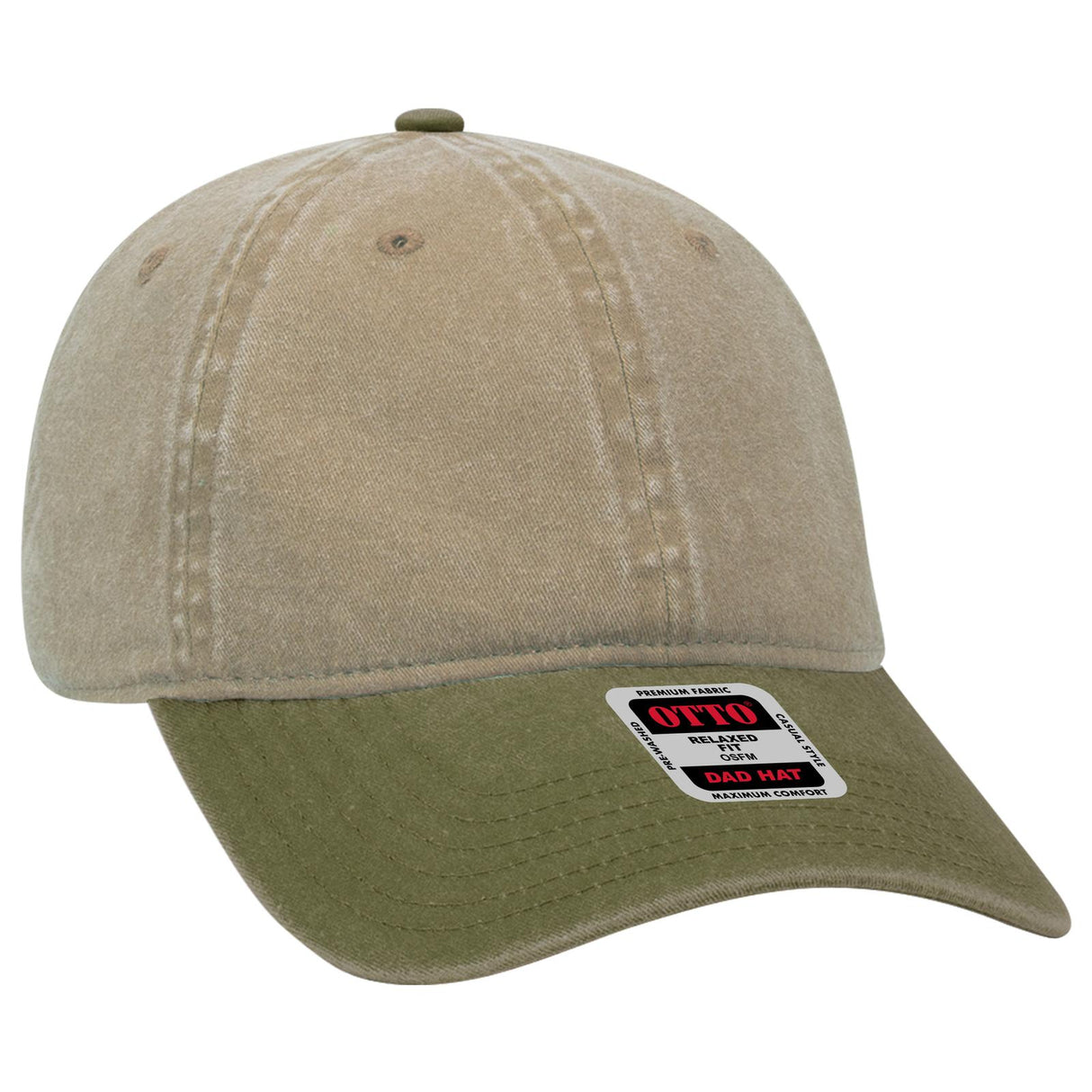 OTTO CAP 6 Panel Low Profile Dad Hat OTTO 18-202