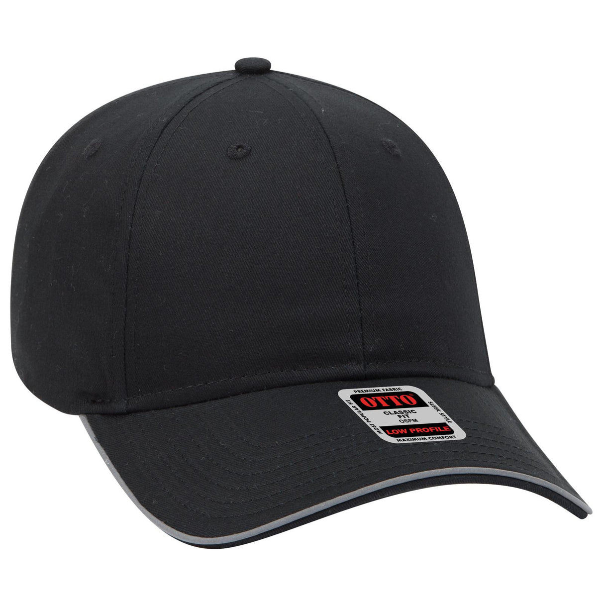 OTTO CAP Reflective 6 Panel Low Profile Baseball Cap OTTO 19-1261