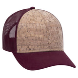 OTTO CAP 6 Panel Low Profile Mesh Back Trucker Hat OTTO 83-1212