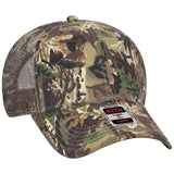 OTTO CAP Camouflage 6 Panel Low Profile Mesh Back Trucker Hat OTTO 105-751