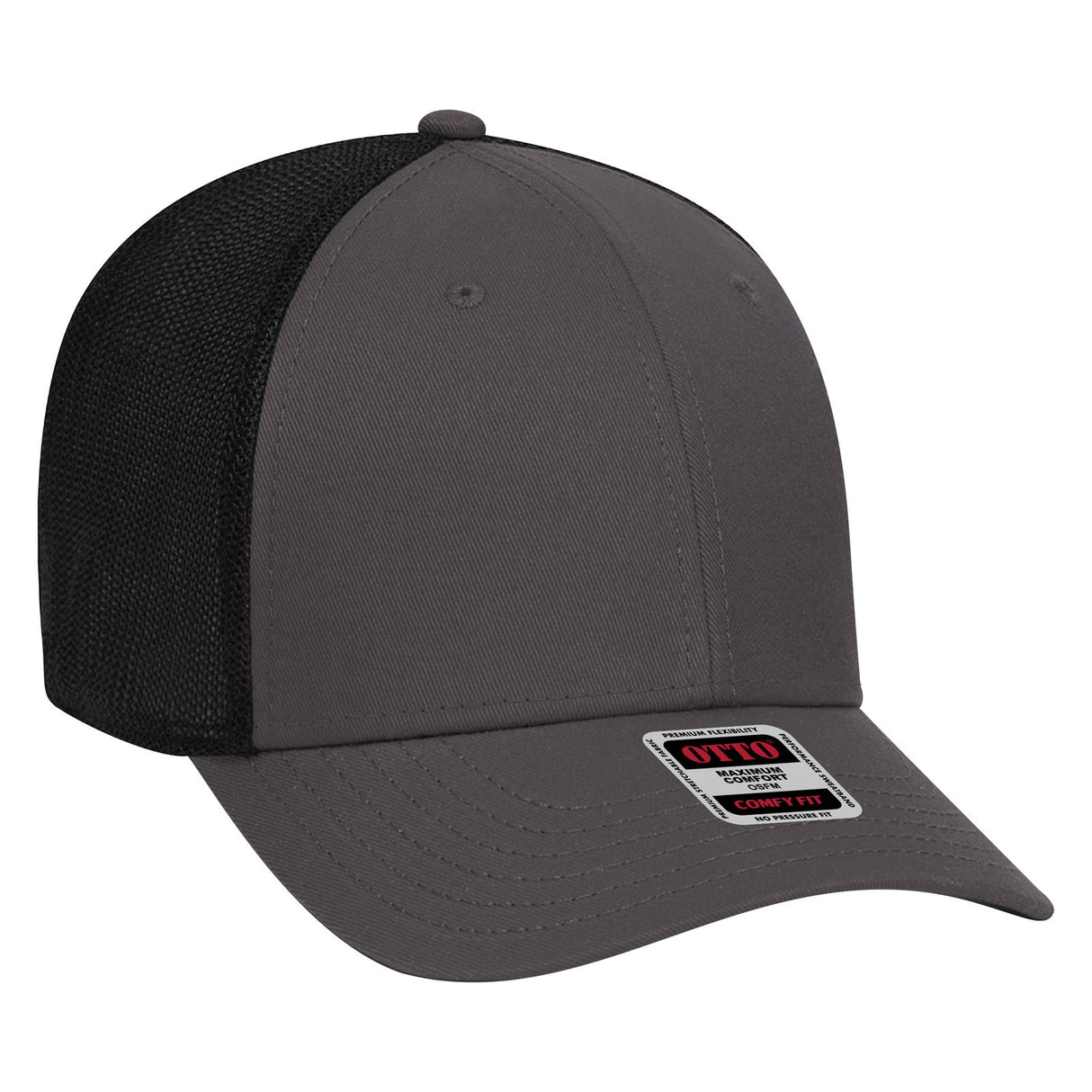 OTTO CAP "OTTO COMFY FIT" 6 Panel Low Profile Mesh Back Trucker Hat OTTO 83-1299