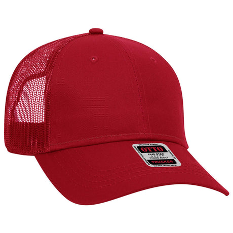 OTTO CAP 6 Panel Low Profile Mesh Back Trucker Hat OTTO 83-473