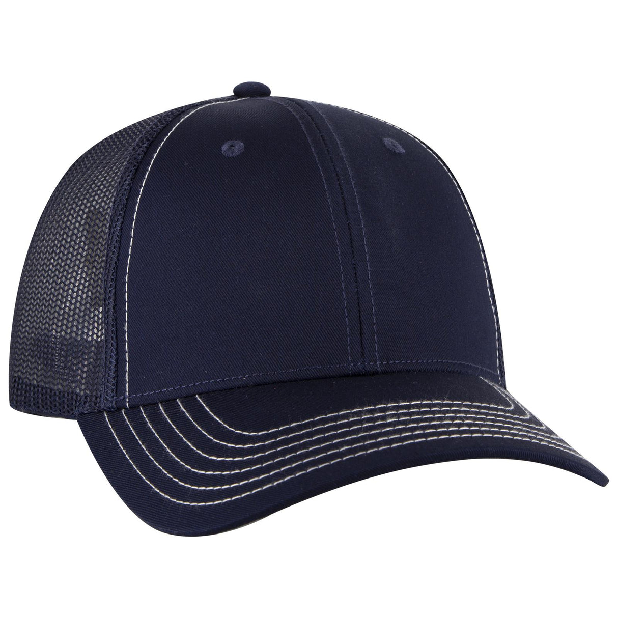 OTTO CAP 6 Panel Low Profile Mesh Back Trucker Hat OTTO 83-1239