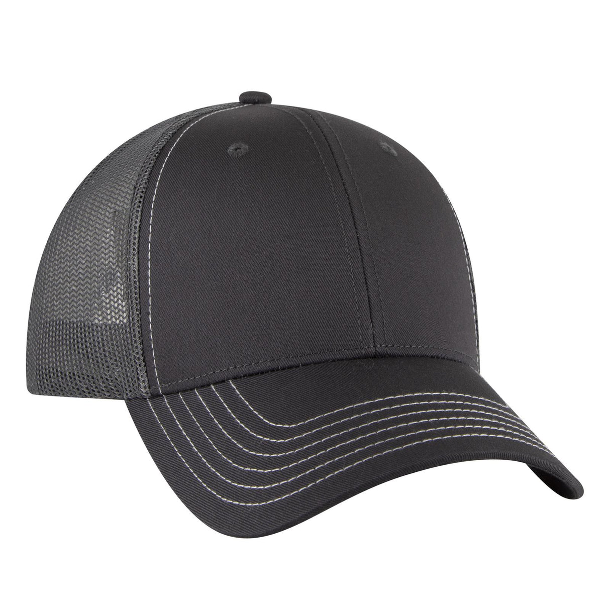 OTTO CAP 6 Panel Low Profile Mesh Back Trucker Hat OTTO 83-1239