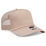 OTTO CAP 5 Panel Mid Profile Mesh Back Trucker Hat OTTO 39-071