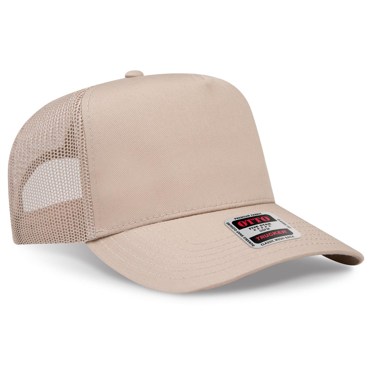 OTTO CAP 5 Panel Mid Profile Mesh Back Trucker Hat OTTO 32-285