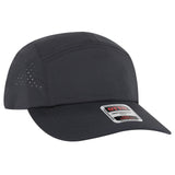 OTTO CAP 5 Panel Running Hat w/ Elastic Soft Visor OTTO 133-1