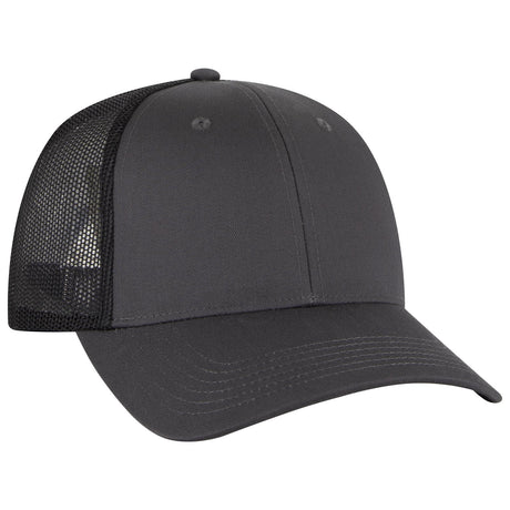 OTTO CAP 6 Panel Low Profile Mesh Back Trucker Hat OTTO 83-473