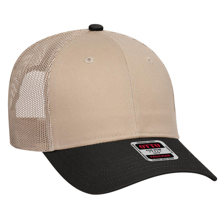 OTTO CAP 6 Panel Low Profile Mesh Back Trucker Hat OTTO 83-473