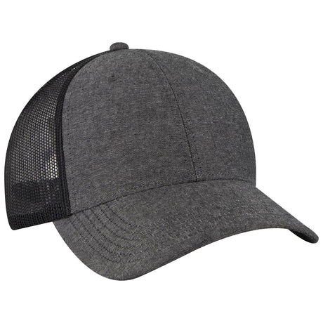 OTTO CAP 6 Panel Low Profile Mesh Back Trucker Hat OTTO 83-473