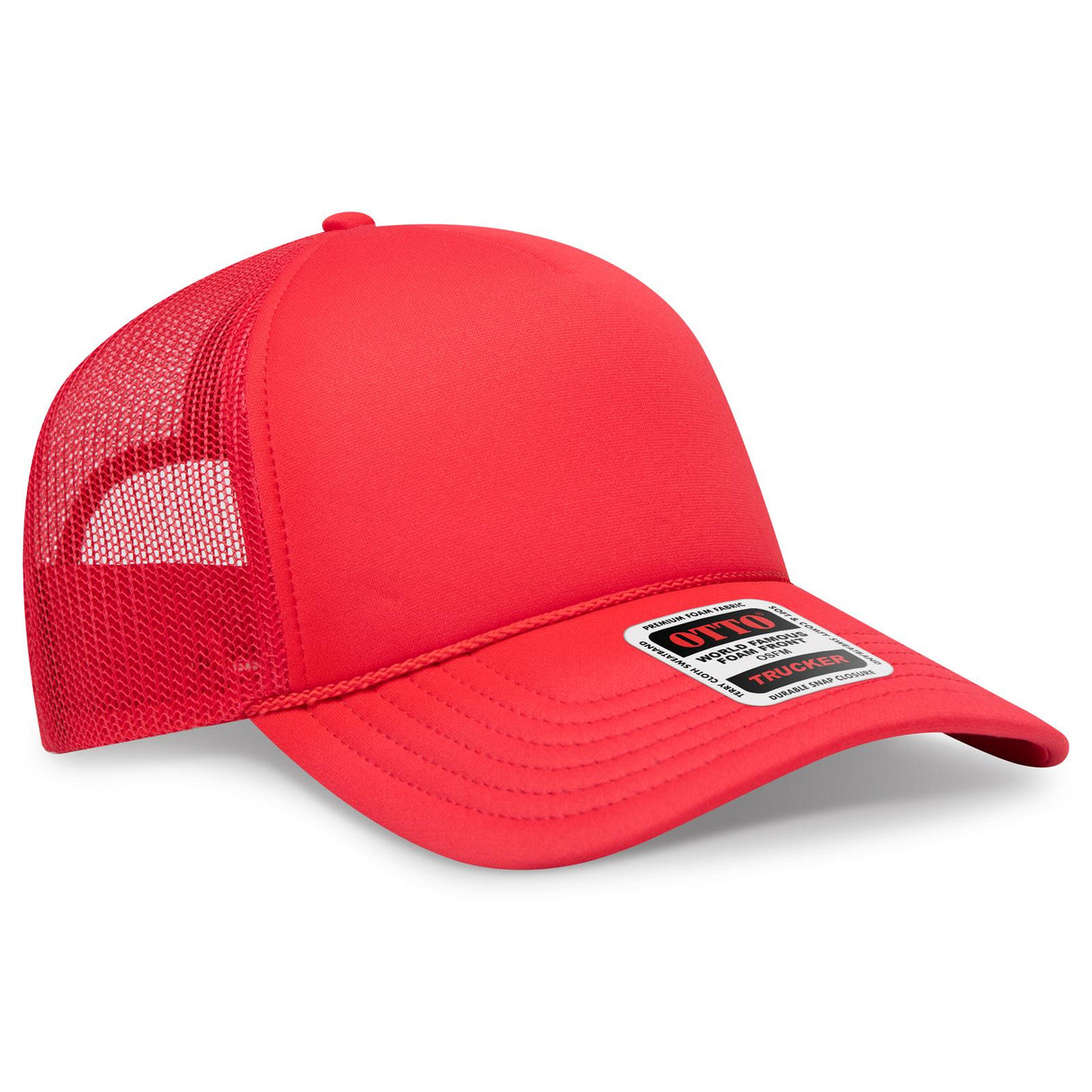 OTTO CAP 5 Panel Low Profile Mesh Back Trucker Hat OTTO 39102-1