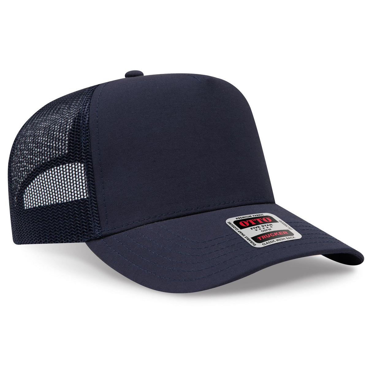 OTTO CAP 5 Panel Mid Profile Mesh Back Trucker Hat OTTO 32-285