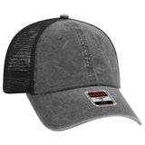 OTTO CAP "OTTO FLEX" Fitted 6 Panel Low Profile Mesh Back Trucker Hat OTTO 169-1264