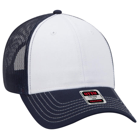 OTTO CAP 6 Panel Low Profile Mesh Back Trucker Hat OTTO 83-1239