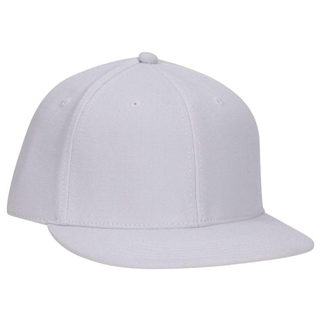 OTTO CAP "OTTO FLEX" Fitted 6 Panel Mid Profile Flat Visor Baseball Cap OTTO 13-680
