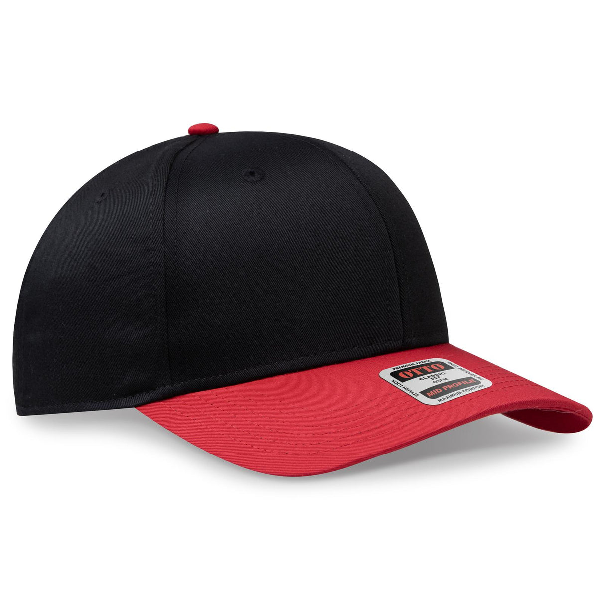 OTTO CAP 6 Panel Mid Profile Baseball Cap OTTO 27-079