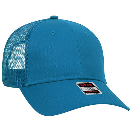 OTTO CAP 6 Panel Low Profile Mesh Back Trucker Hat OTTO 83-473