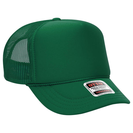 OTTO CAP 5 Panel High Crown Mesh Back Trucker Hat OTTO 39-165