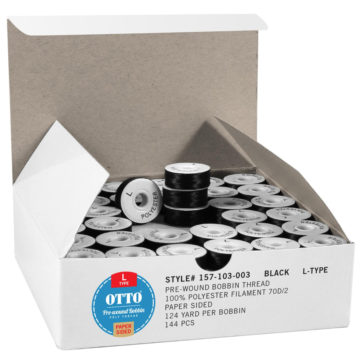 OTTO Embroidery Pre-Wound Bobbin Thread OTTO 157-103