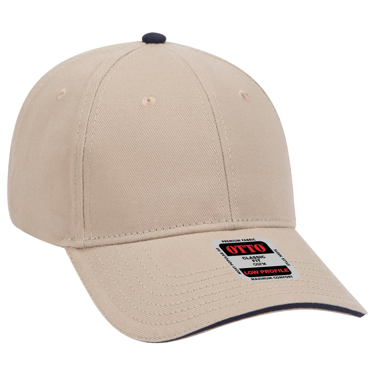 OTTO CAP 6 Panel Low Profile Baseball Cap OTTO 23-255