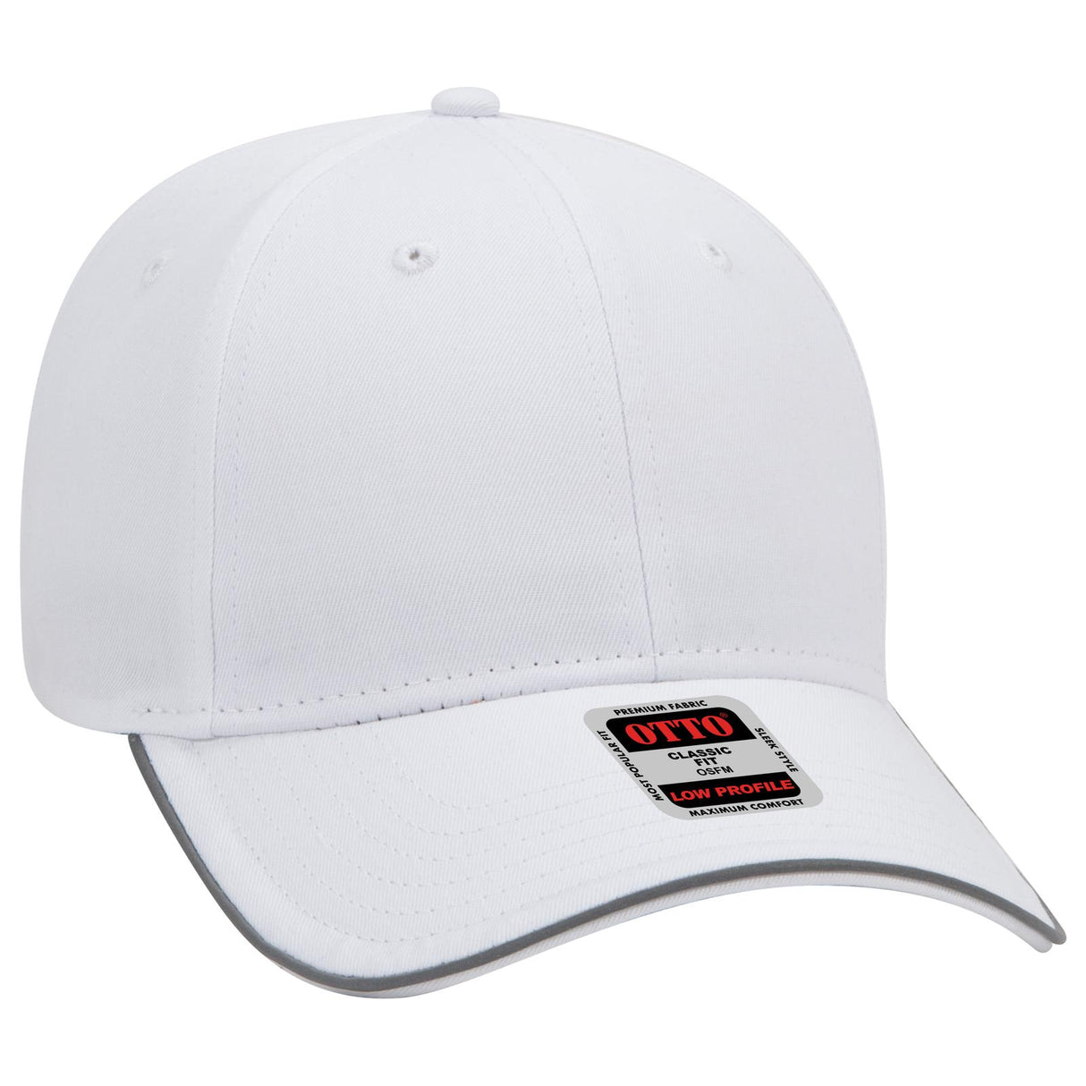 OTTO CAP Reflective 6 Panel Low Profile Baseball Cap OTTO 19-1261