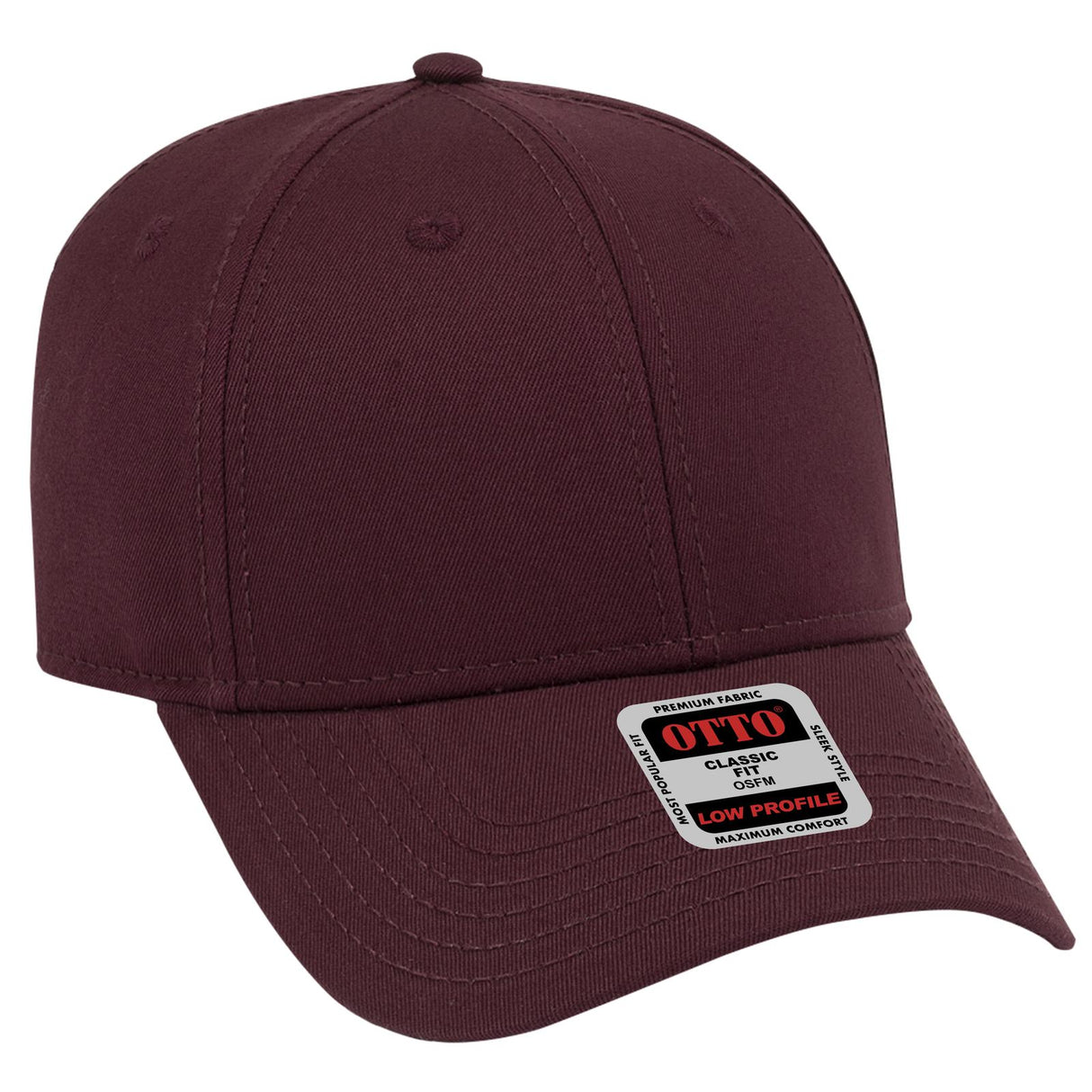 OTTO CAP 6 Panel Low Profile Baseball Cap OTTO 19-1203