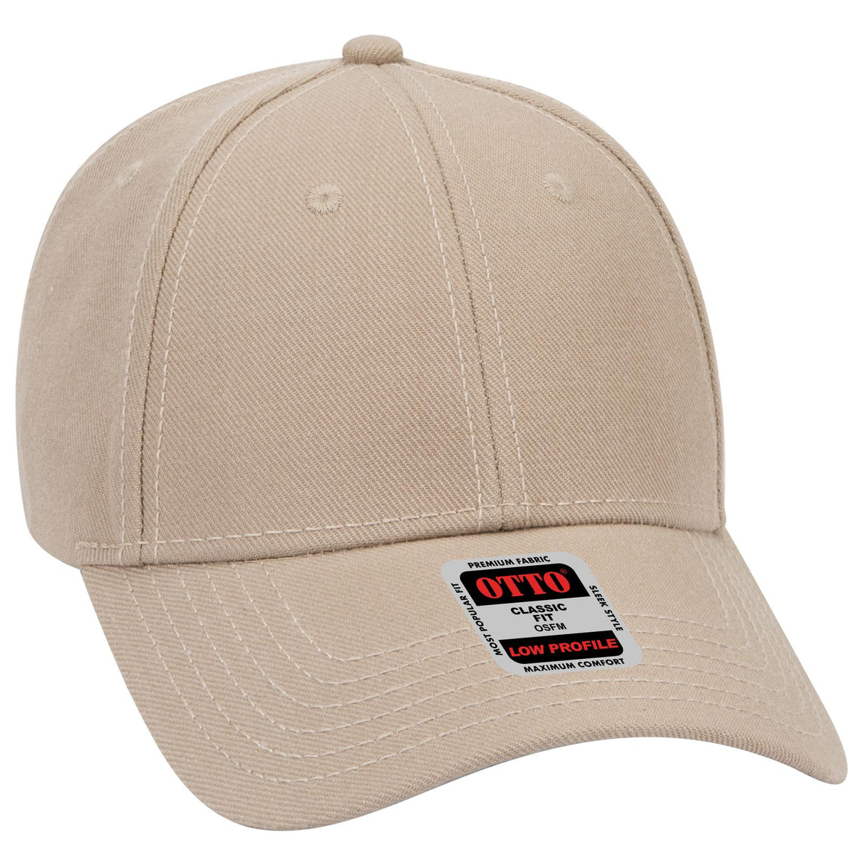 OTTO CAP 6 Panel Low Profile Baseball Cap OTTO 19-304