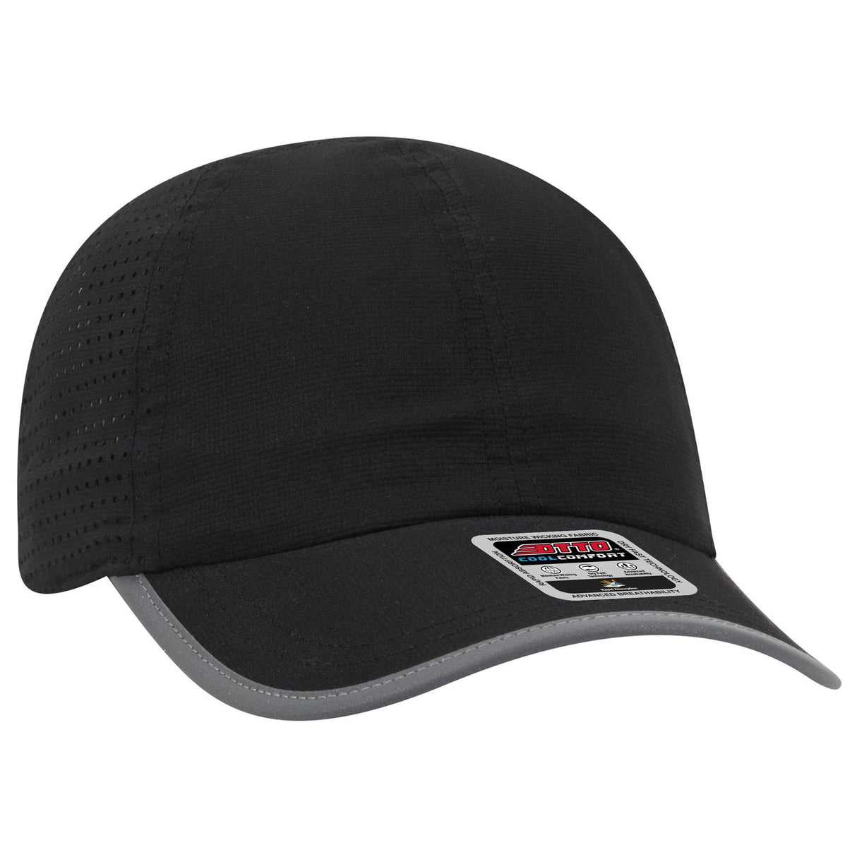 OTTO CAP Reflective 6 Panel Running Cap OTTO 133-1258