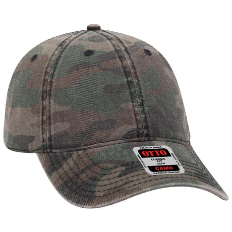 OTTO CAP Camouflage 6 Panel Low Profile Baseball Cap OTTO 103-713