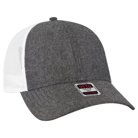 OTTO CAP 6 Panel Low Profile Mesh Back Trucker Hat OTTO 83-473