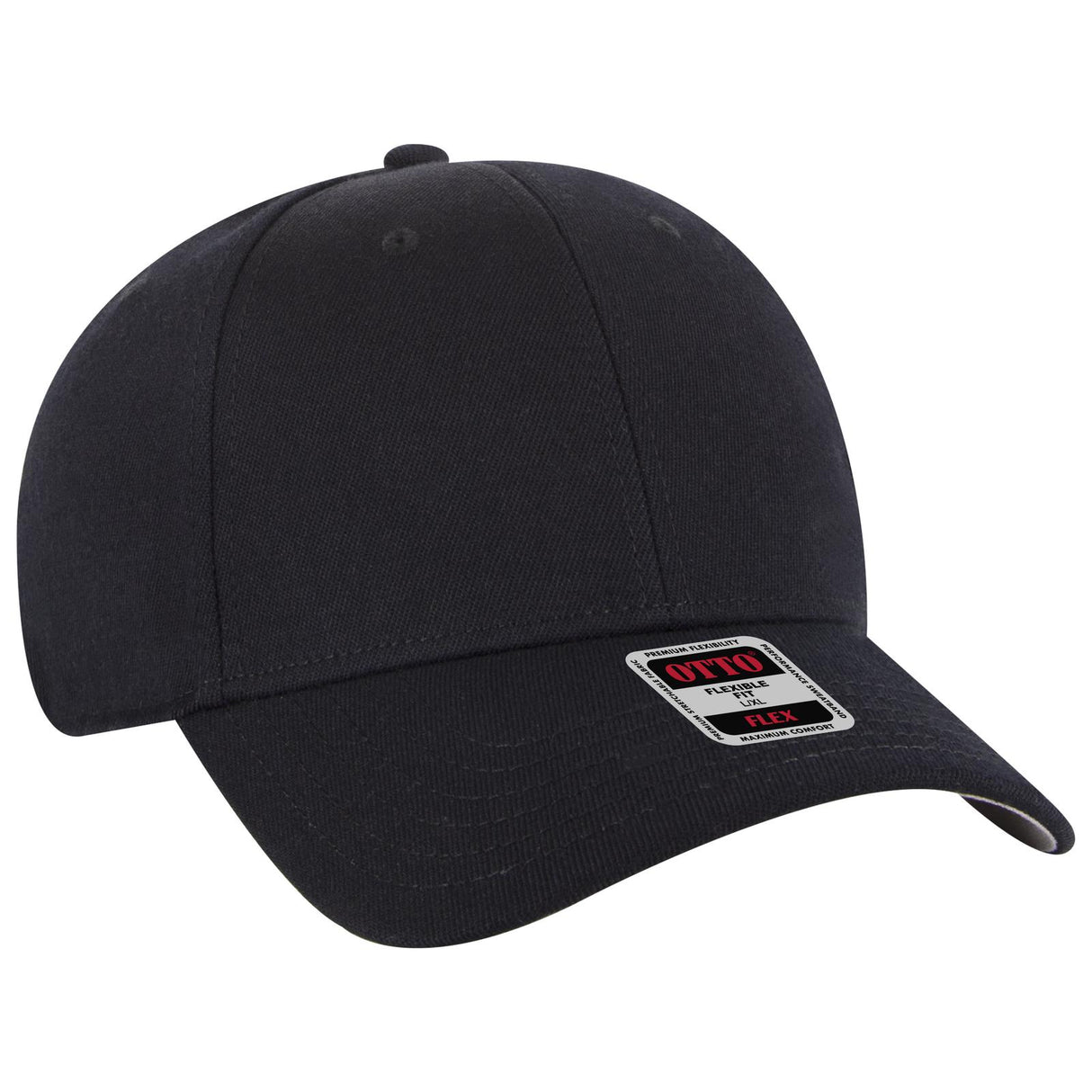 OTTO CAP "OTTO FLEX" Fitted 6 Panel Low Profile Baseball Cap OTTO 11-1328