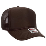 OTTO CAP 5 Panel Mid Profile Mesh Back Trucker Hat OTTO 32-467