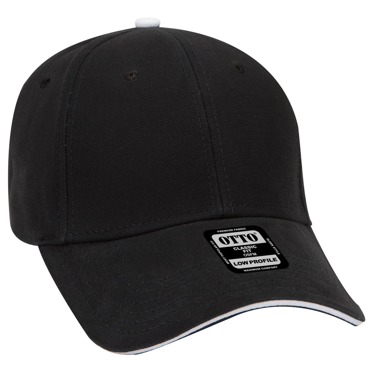 OTTO CAP 6 Panel Low Profile Baseball Cap OTTO 23-484