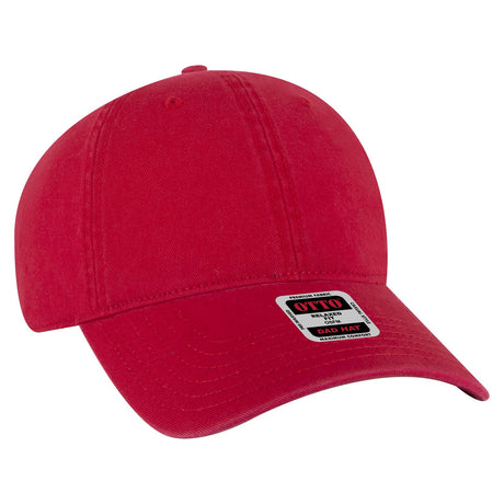 OTTO CAP 6 Panel Low Profile Dad Hat OTTO 18-1322