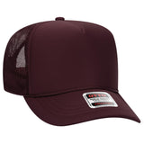OTTO CAP 5 Panel High Crown Mesh Back Trucker Hat OTTO 39-165