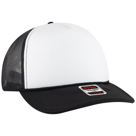 OTTO CAP 5 Panel High Crown Mesh Back Trucker Hat OTTO 3931-1