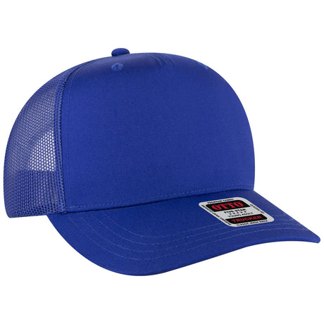 OTTO CAP 5 Panel Mid Profile Mesh Back Trucker Hat OTTO 32-285