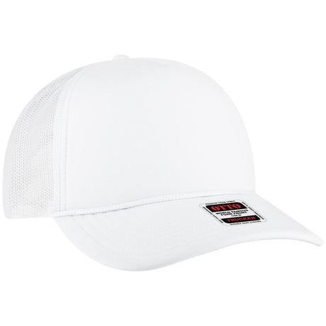 OTTO CAP 5 Panel High Crown Mesh Back Trucker Hat OTTO 3931-1