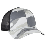 OTTO CAP Camouflage 6 Panel Low Profile Mesh Back Trucker Hat OTTO 105-1247