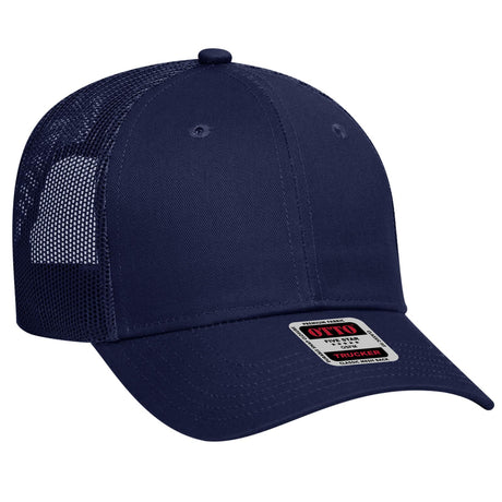 OTTO CAP 6 Panel Low Profile Mesh Back Trucker Hat OTTO 83-473