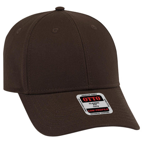 OTTO CAP 6 Panel Low Profile Baseball Cap OTTO 19-1203