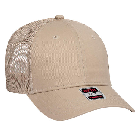 OTTO CAP 6 Panel Low Profile Mesh Back Trucker Hat OTTO 83-473