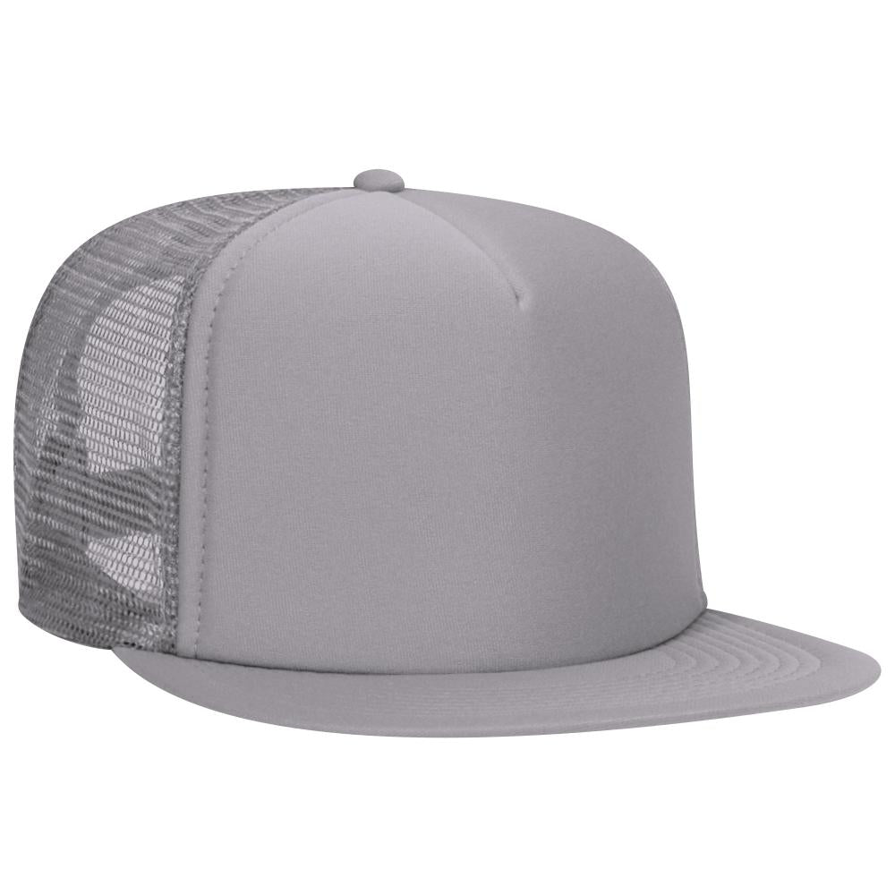 OTTO CAP "OTTO SNAP" 5 Panel High Crown Mesh Back Trucker Snapback Hat OTTO 132-1037