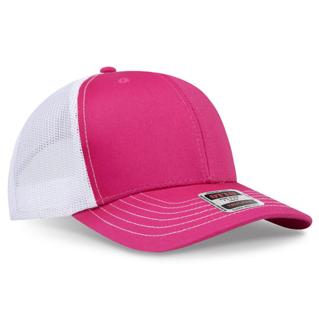 OTTO CAP 6 Panel Mid Profile Mesh Back Trucker Hat OTTO 112-1